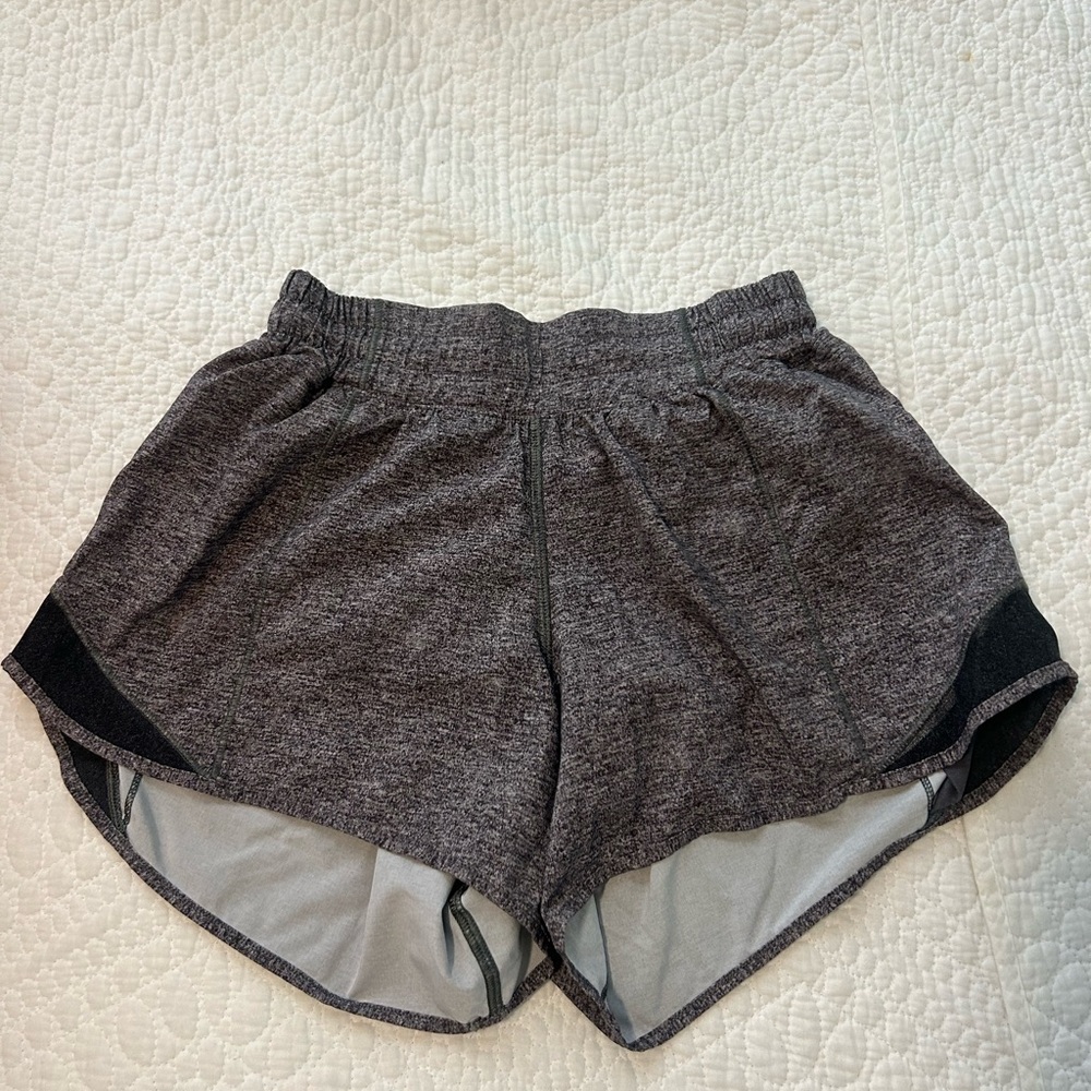 lululemon athletica Charcoal and Black Athletic Shorts